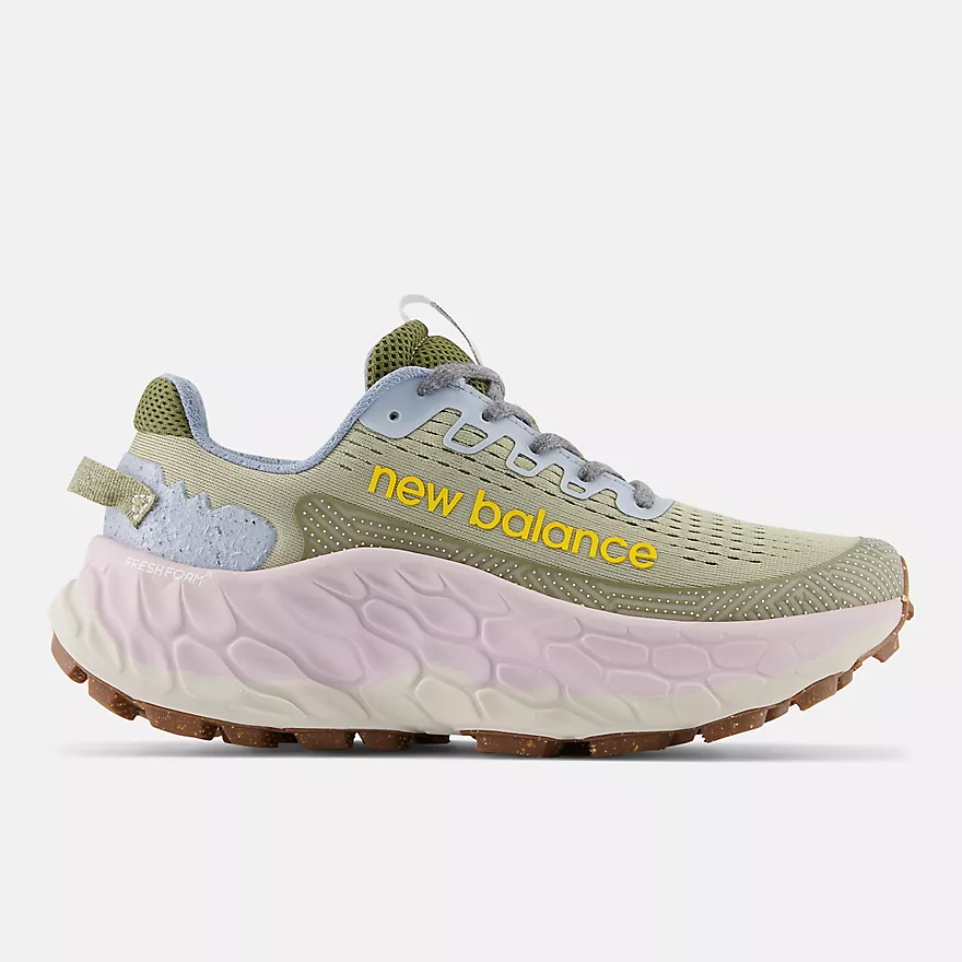 New Balance Women's More Trail v3 FATIGUE GREEN|SUNFLOWER