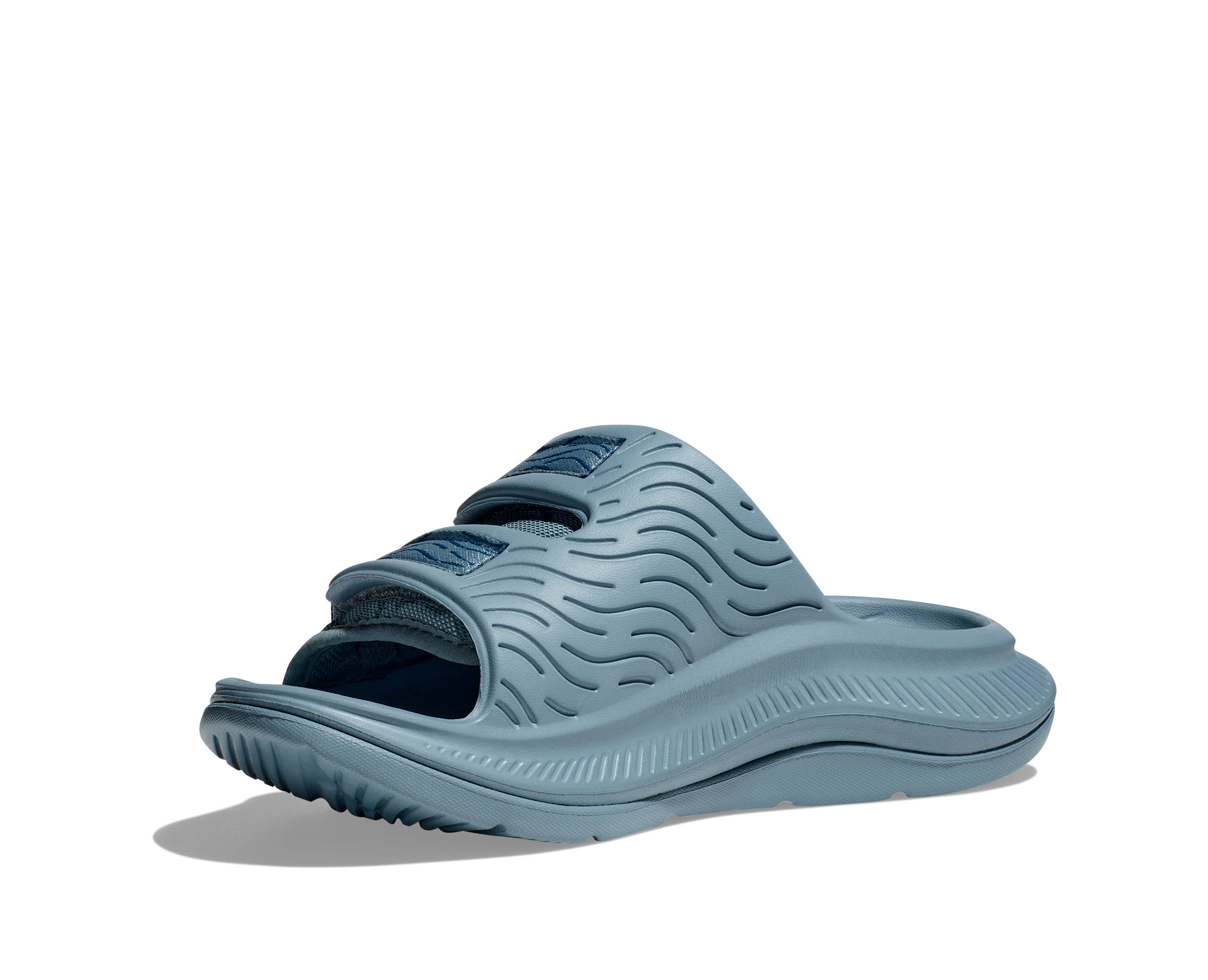 Hoka Gray/ Light Blue Slide Sandal Sz 13....some Wear But Nice Hoka One One Hopara Women main image 3