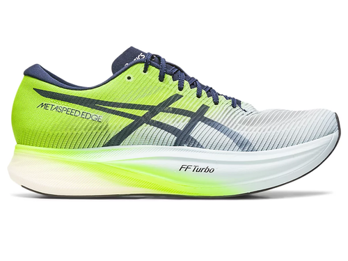 NEW ASICS unisex\'s metaspeed edge+ running shoes in sky/hazard green s-l400.jpg main image 2