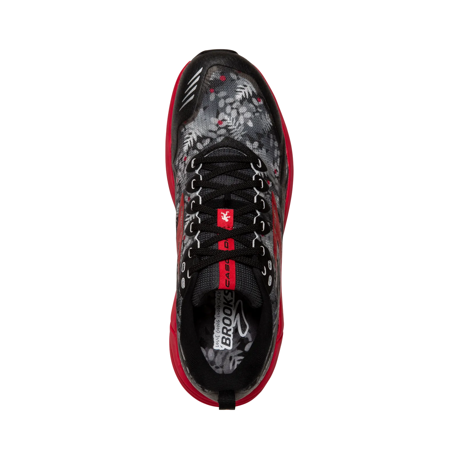 Brooks‎ Cascadia 16 Sneaker running jogging walking 7.5 sasquatch Black Gray Red Brooks Cascadia 16 GTX Men main image 4