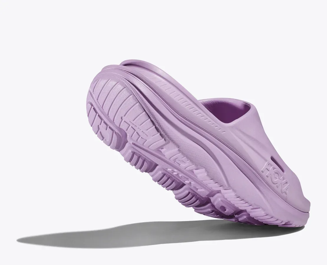New Hoka Ora Recovery Slide 3 sandals in Violet Bloom s-l400.jpg main image 4