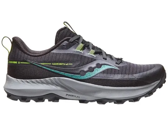 NEW SAUCONY mens peregrine 13 running shoes in wood/fossil M Peregrine 13 Wood/Fossil | Quarks Shoes main image 2