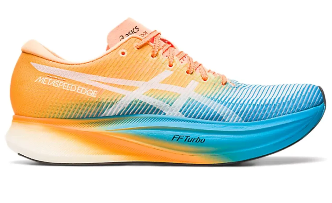 ASICS SPEED EDGEプラス24.0 Asics Unisex METASPEED EDGE+ ISLAND BLUE/ORANGE POP