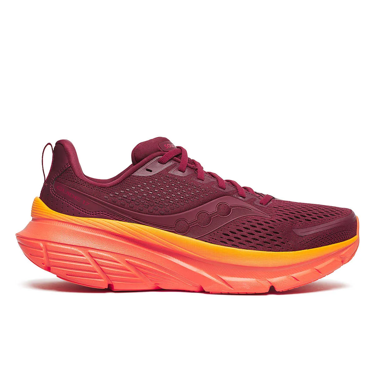Saucony Men's GUIDE 17 CURRANT/PEPPER