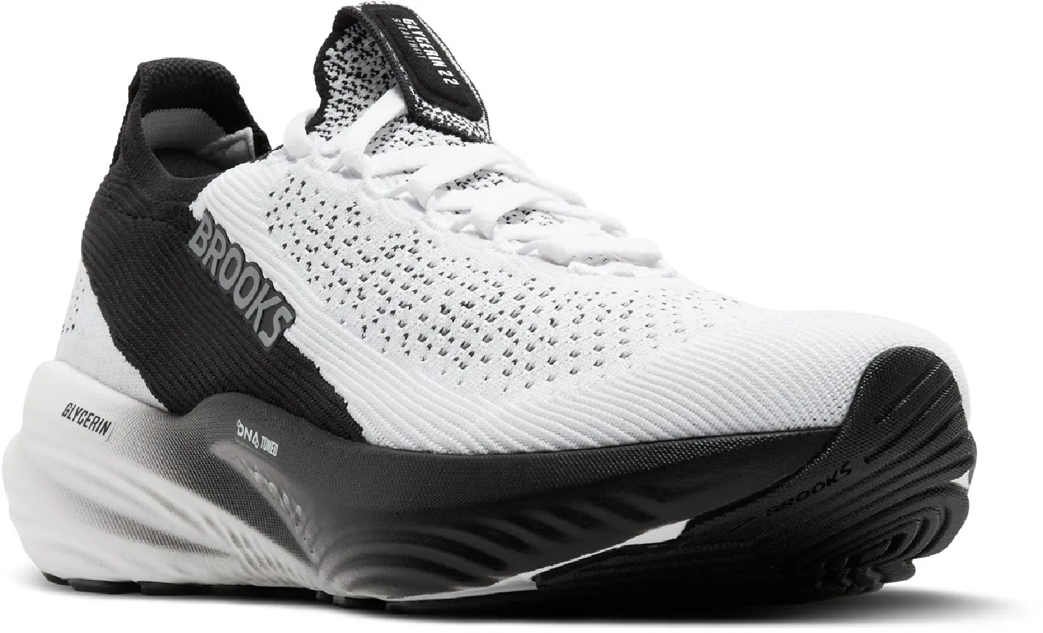 Brooks Glycerin Stealthfit 22 Mens Size 11.5 Running Shoes 1104451D135 White NEW White Brooks Mens Glycerin Stealthfit 21 Running Shoe | Rack  main image 4
