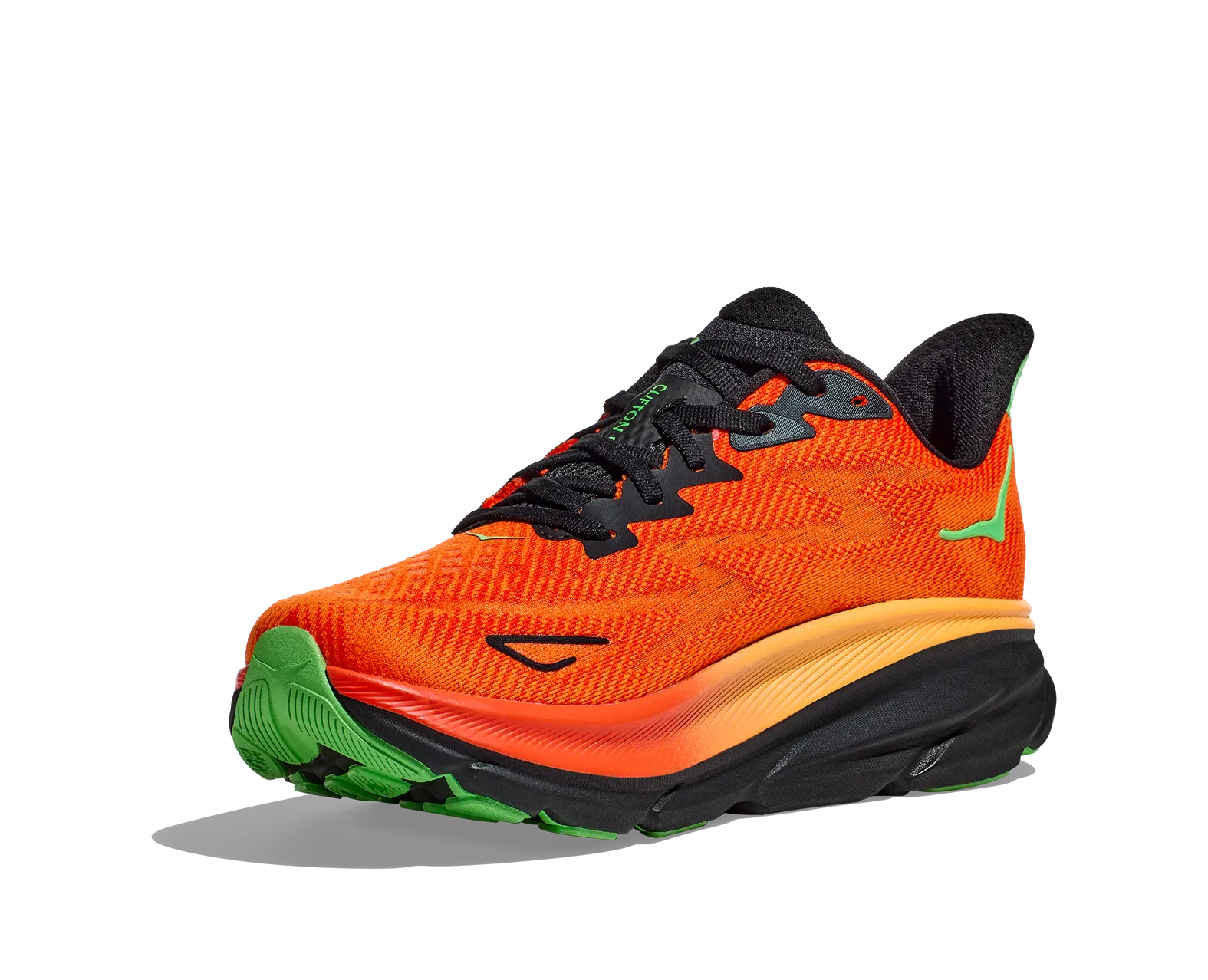 Hoka Men's CLIFTON 9 FLAME / VIBRANT ORANGE