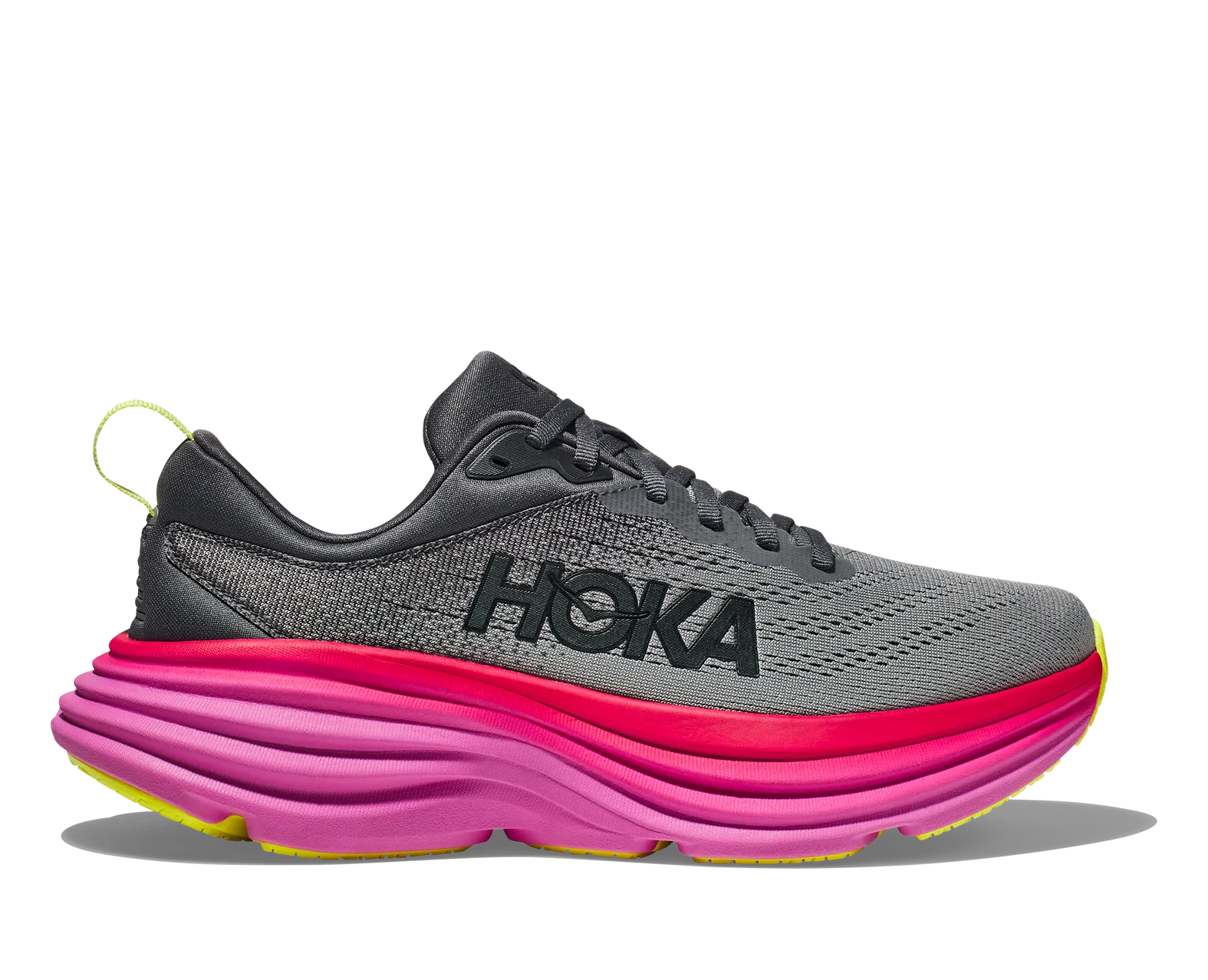 Hoka Women's BONDI 8 CASTLEROCK / STRAWBERRY
