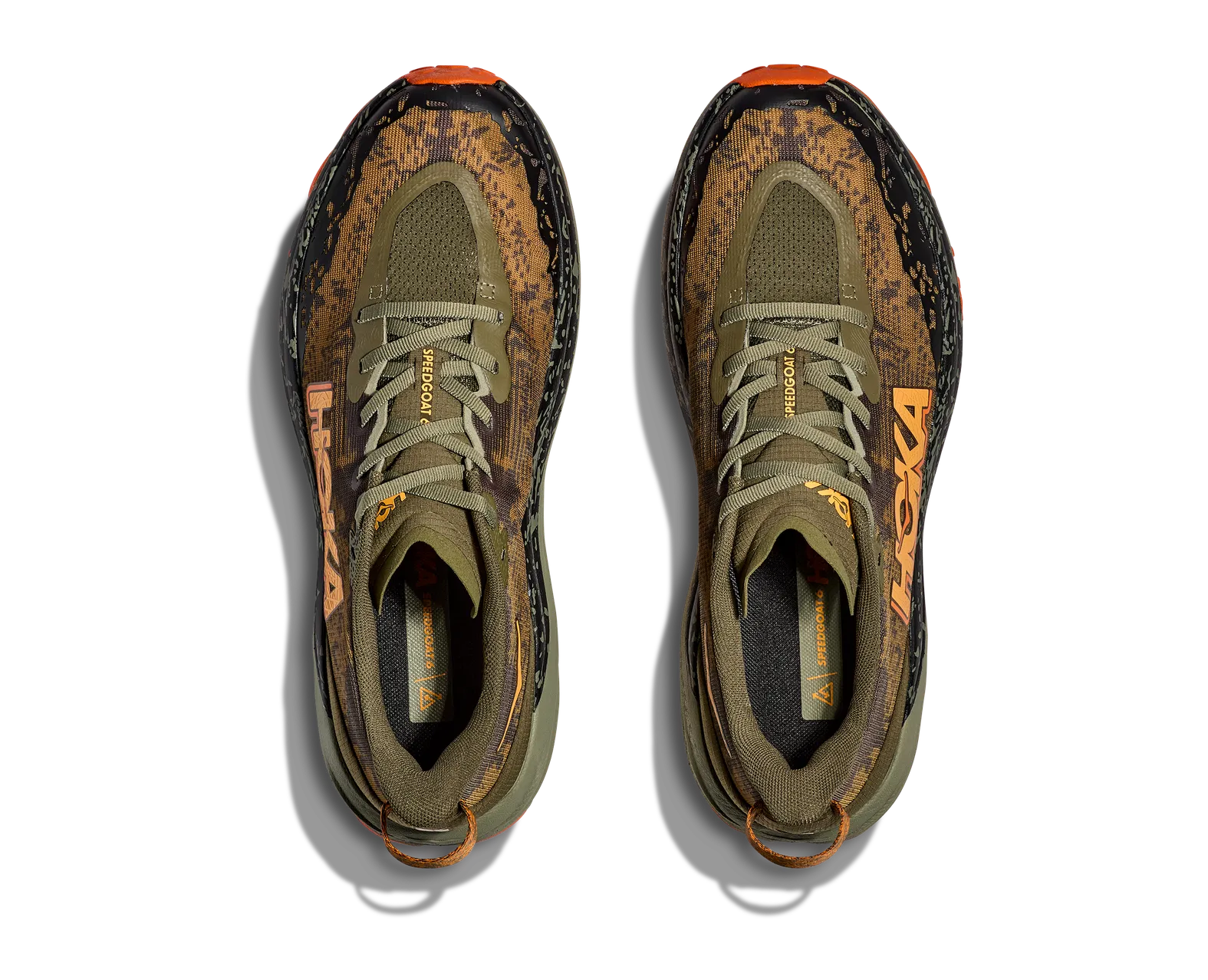モカ Hoka Men's SPEEDGOAT 6 ANTIQUE OLIVE / SQUASH